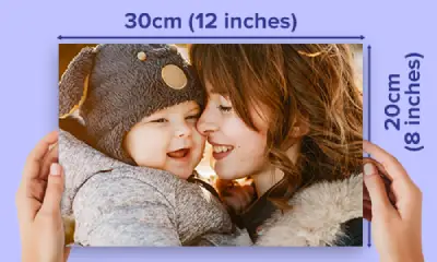 12x8 photo printing / 50% off & next day delivery - 12x8